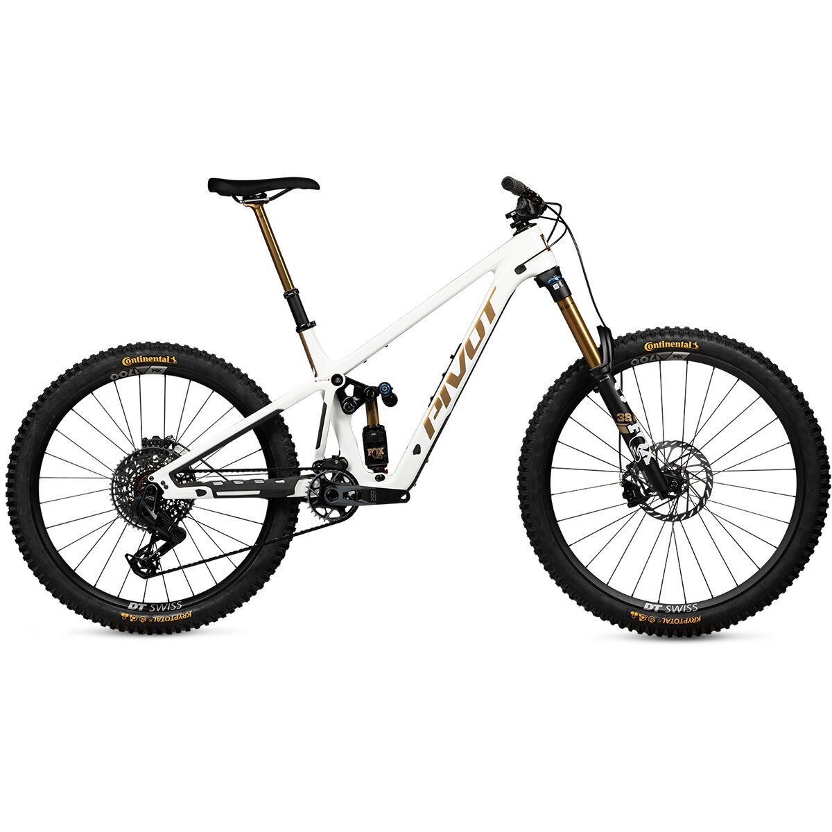 Pivot Firebird Pro X0 T-Type MX Mountain Bike White Gold, L