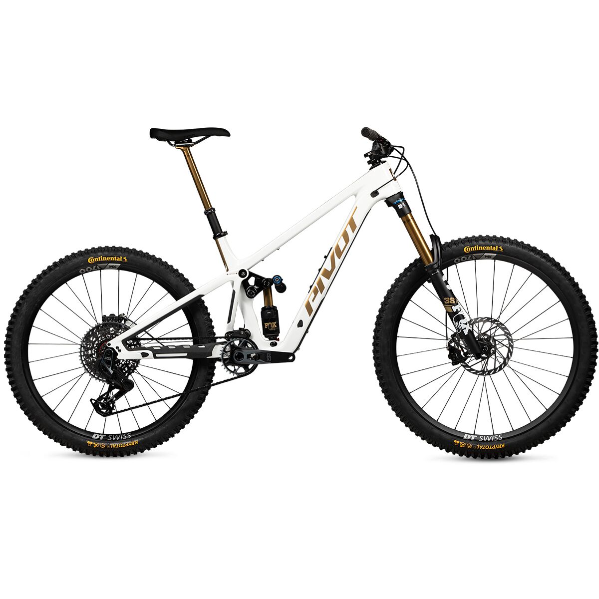 Pivot Firebird Pro X0 T-Type MX Mountain Bike White Gold, L