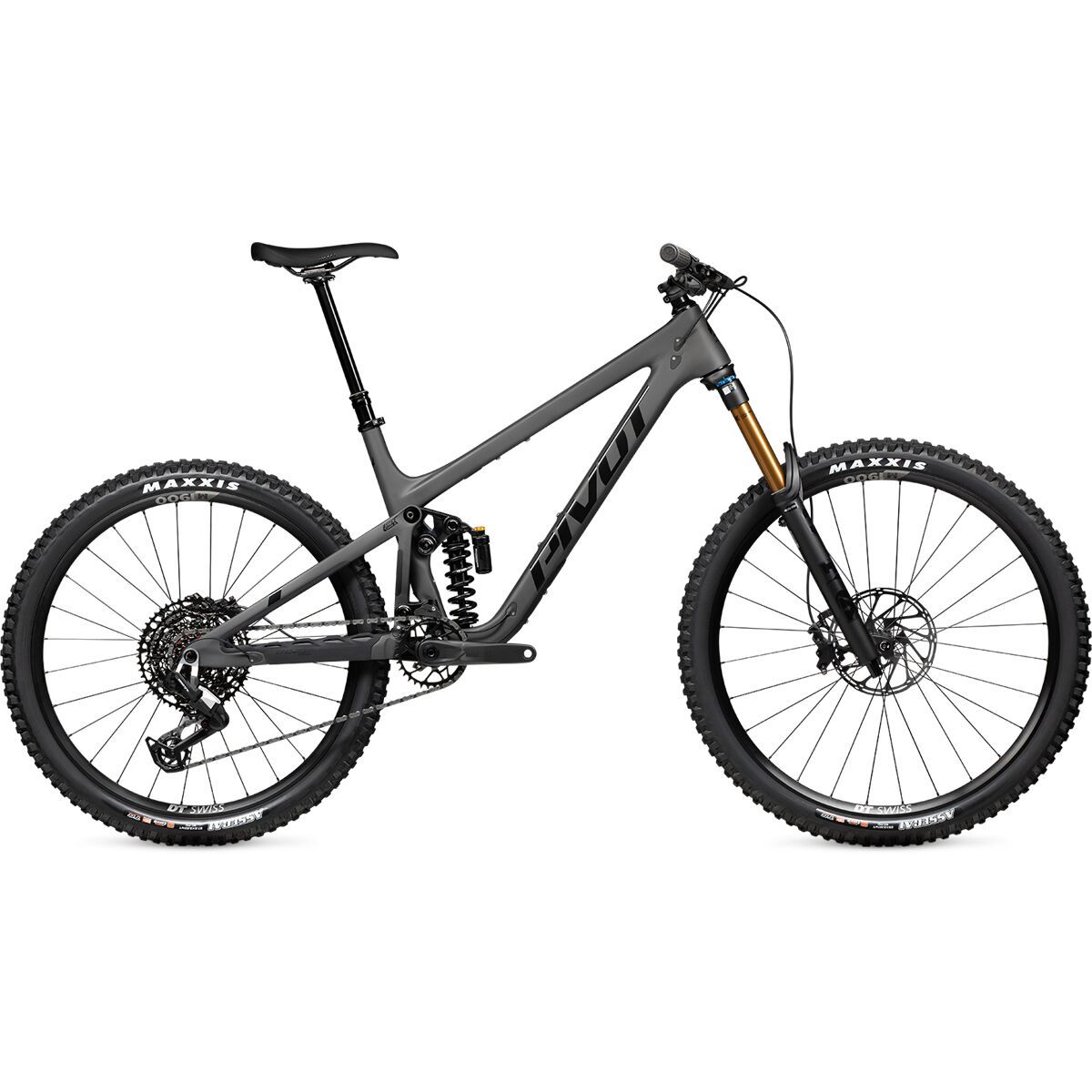 Pivot Mach 6 Eagle 70/90 Brunch Ride MX Mountain Bike Stealth, S