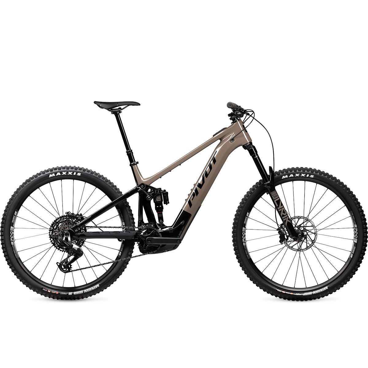 Pivot Shuttle AM V2 Ride Eagle 70/90 E-Bike Brown, MD