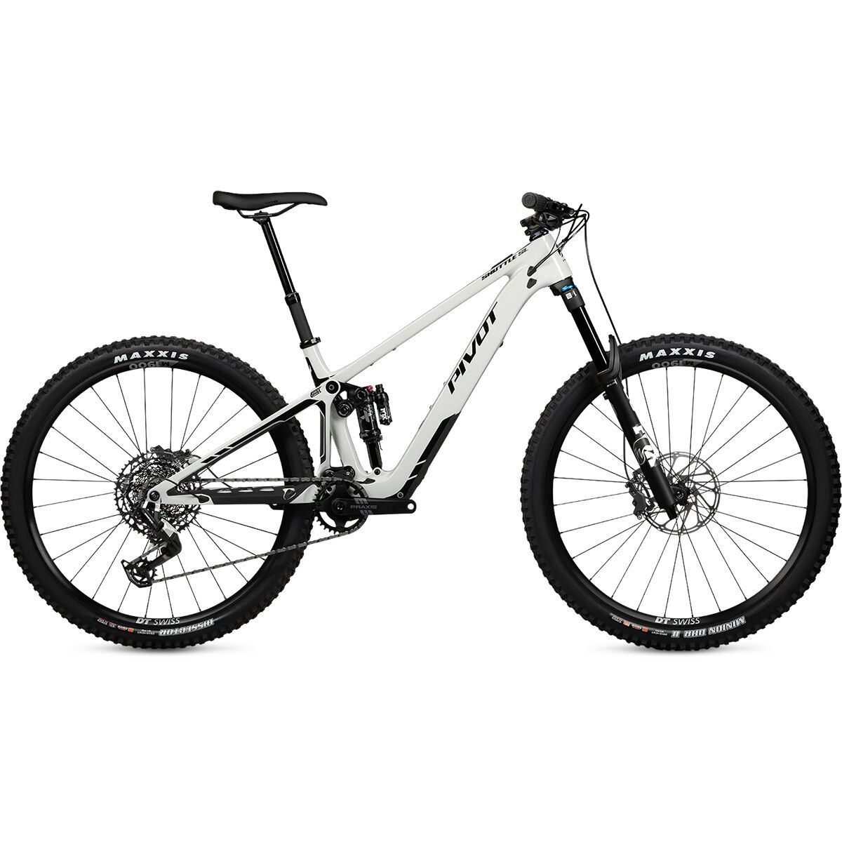 Pivot Shuttle SL Ride Eagle 70/90 E-Bike White Aspen, L