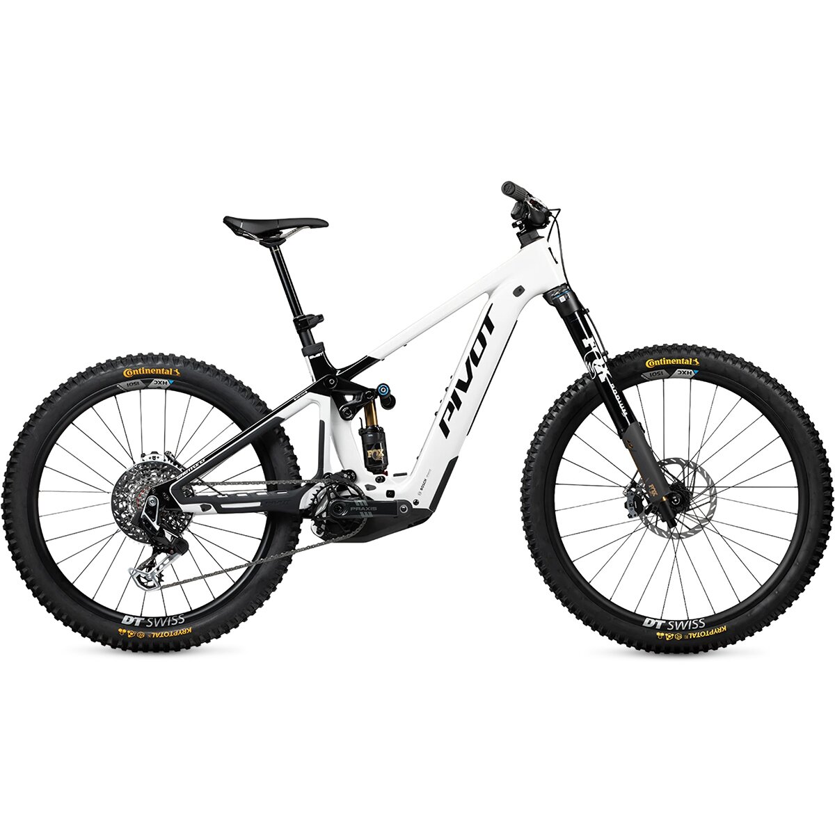 Pivot Shuttle LT V3 Pro X0 Transmission E-Bike Stone Cold White, M