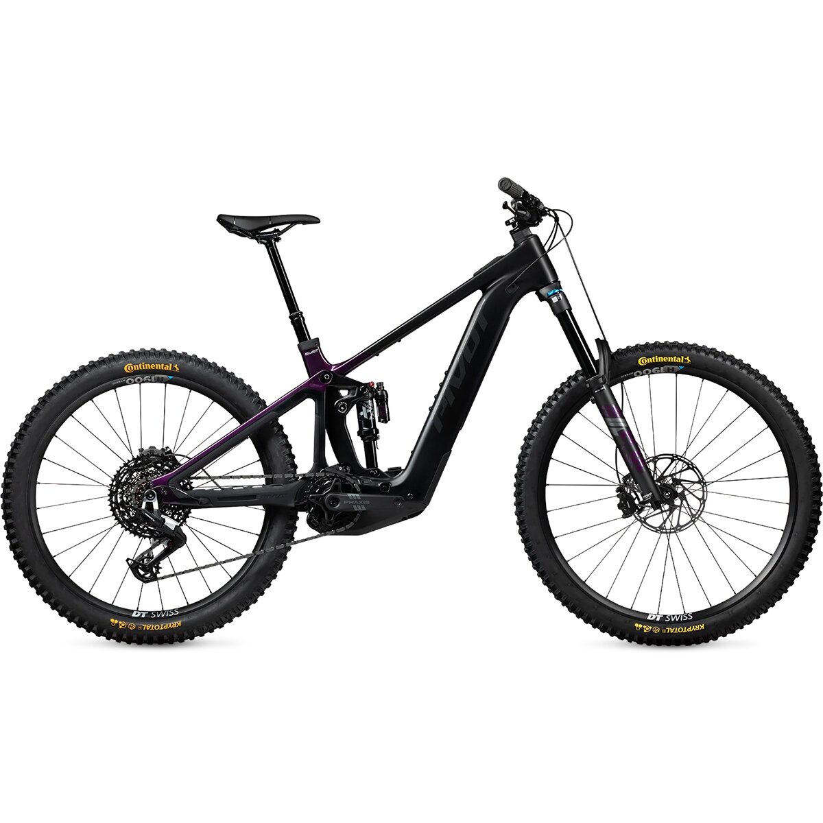 Pivot Shuttle LT V3 Ride Eagle 70/90 E-Bike Black Royal Purple, M