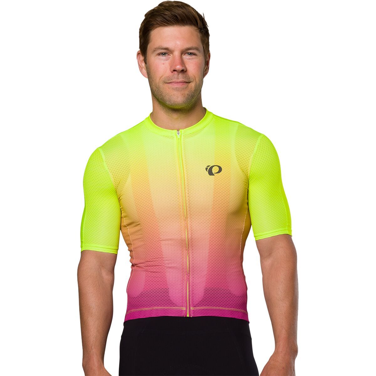 PEARL iZUMi Pro Mesh Jersey - Men's Screaming Yellow Gradient, XXL