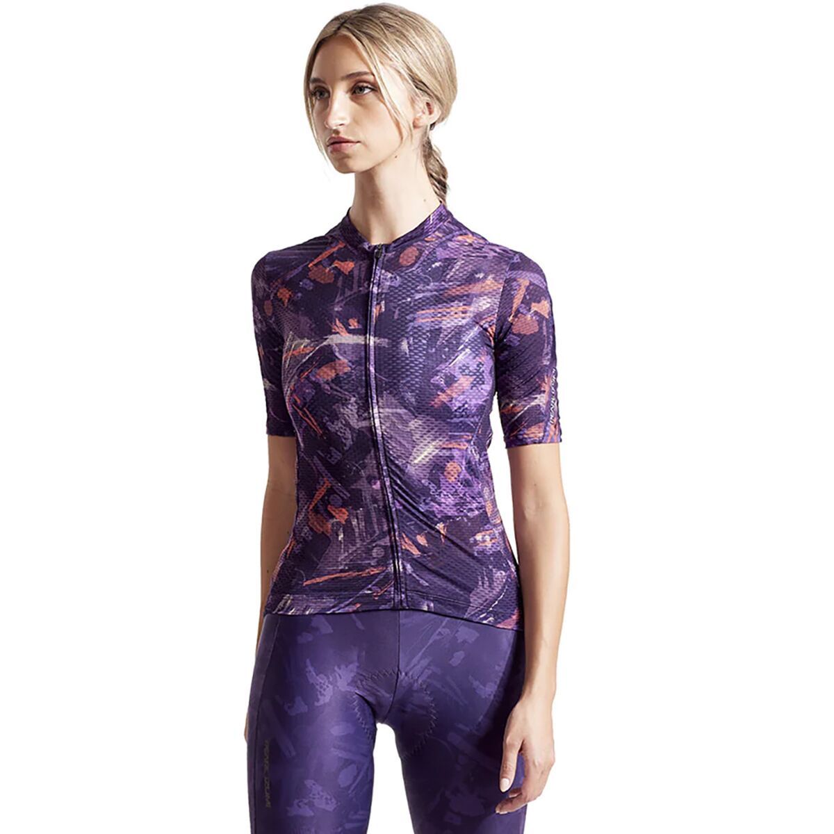 PEARL iZUMi Pro Mesh Jersey - Women's Nightshade/Lilac Eve, XS