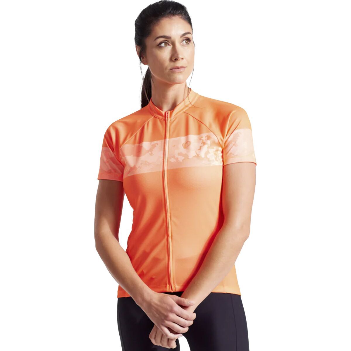 PEARL iZUMi Classic Jersey - Women's Fiery Coral Fountain, XS