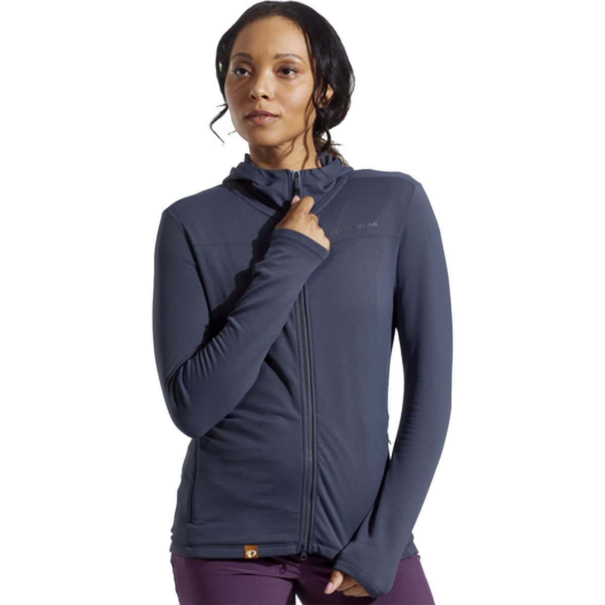 PEARL iZUMi Summit Hooded Thermal Jersey - Women's Dark Ink, L