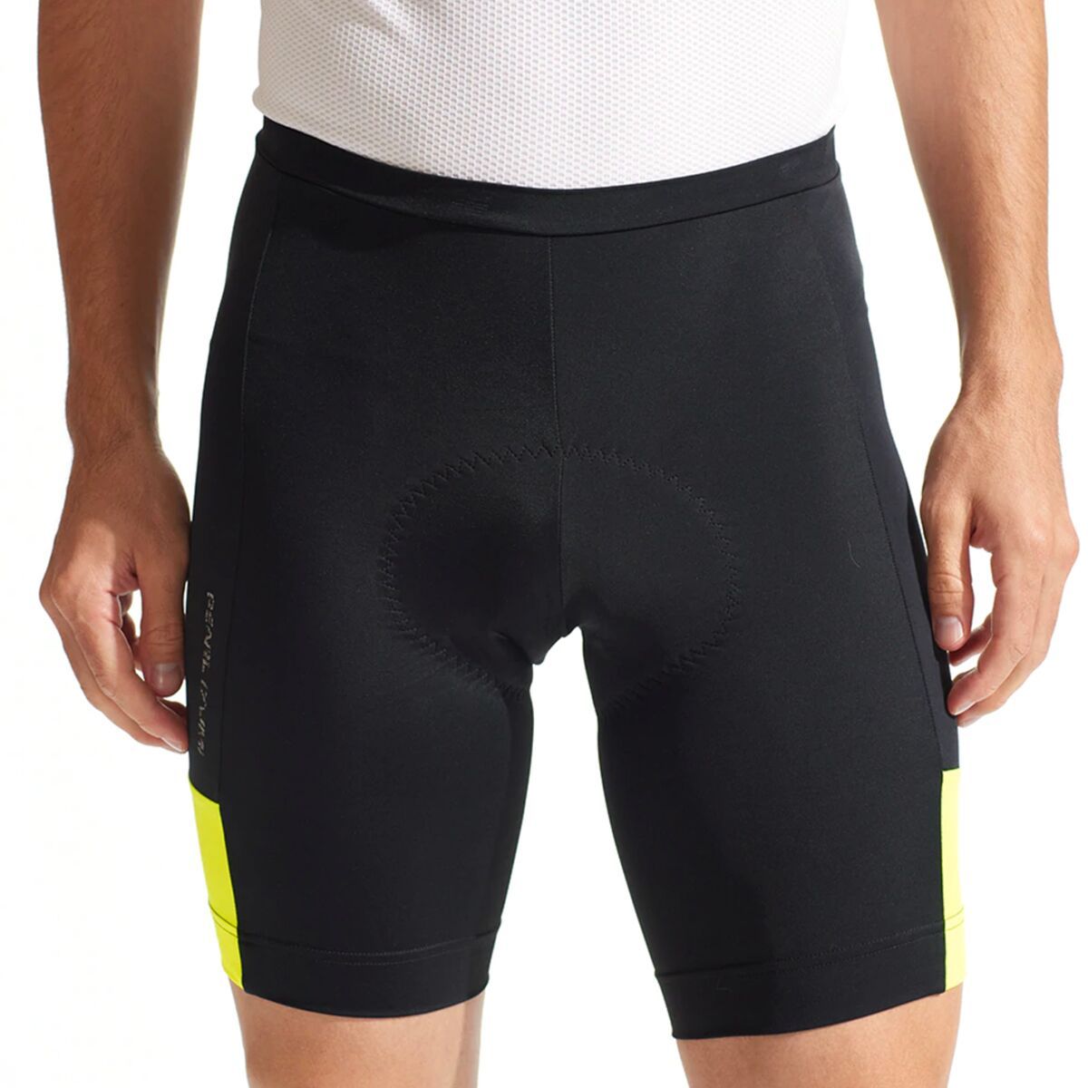 PEARL iZUMi Quest Short - Men's Black/Screaming Yellow, L
