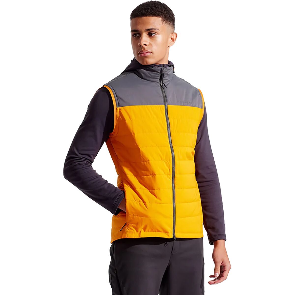 PEARL iZUMi Summit Ecoloft Vest - Men's Sunfire/Urban Sage, S