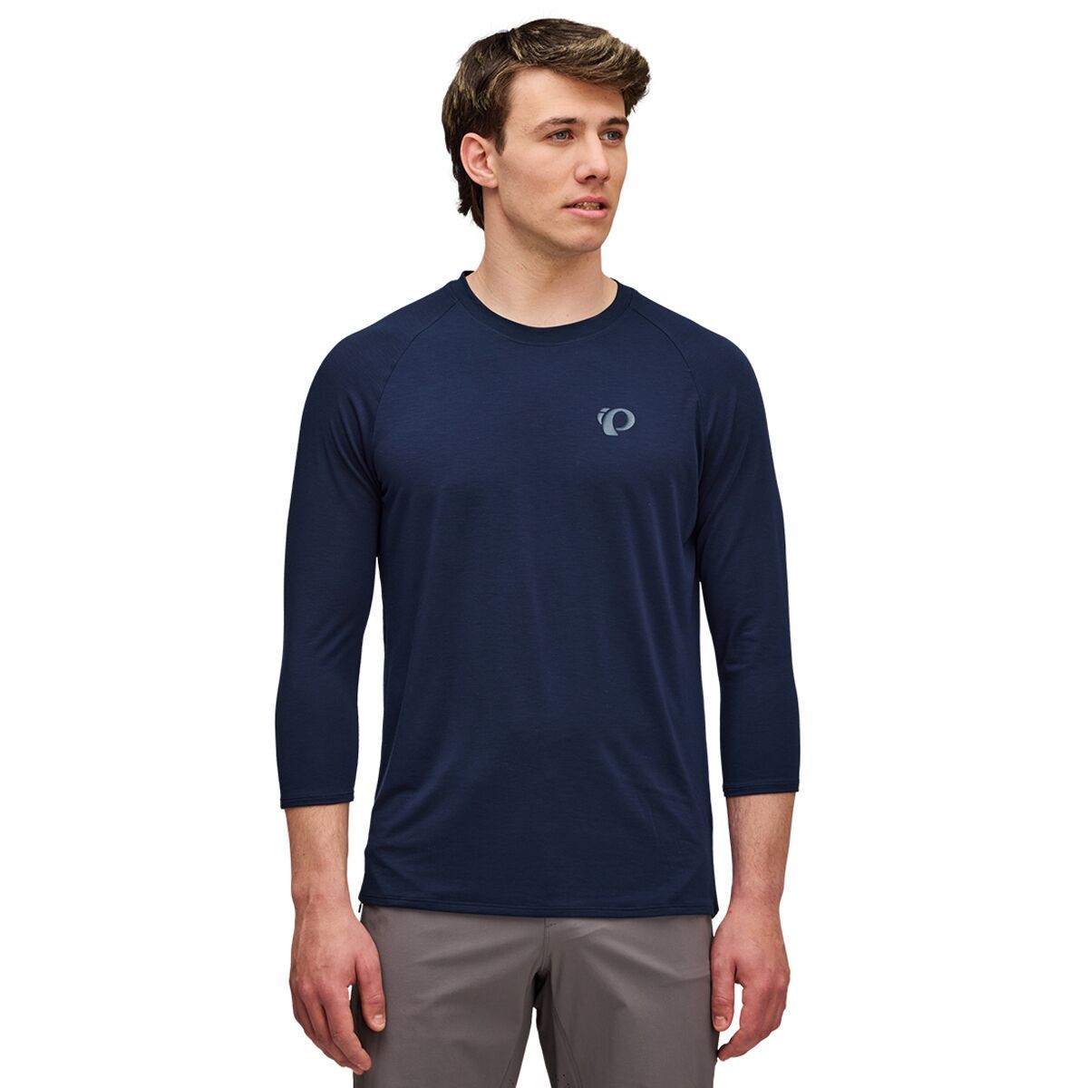 PEARL iZUMi Canyon Merino 3/4 Jersey - Men's Dark Navy, L