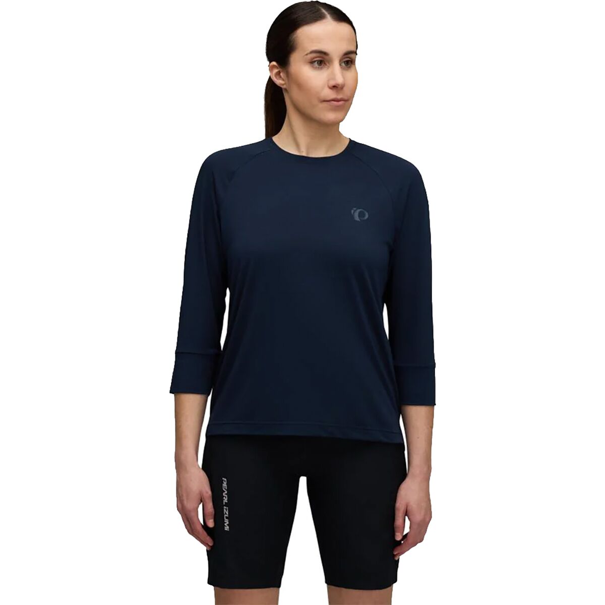 PEARL iZUMi Canyon Merino 3/4 Jersey - Women's Dark Navy, M