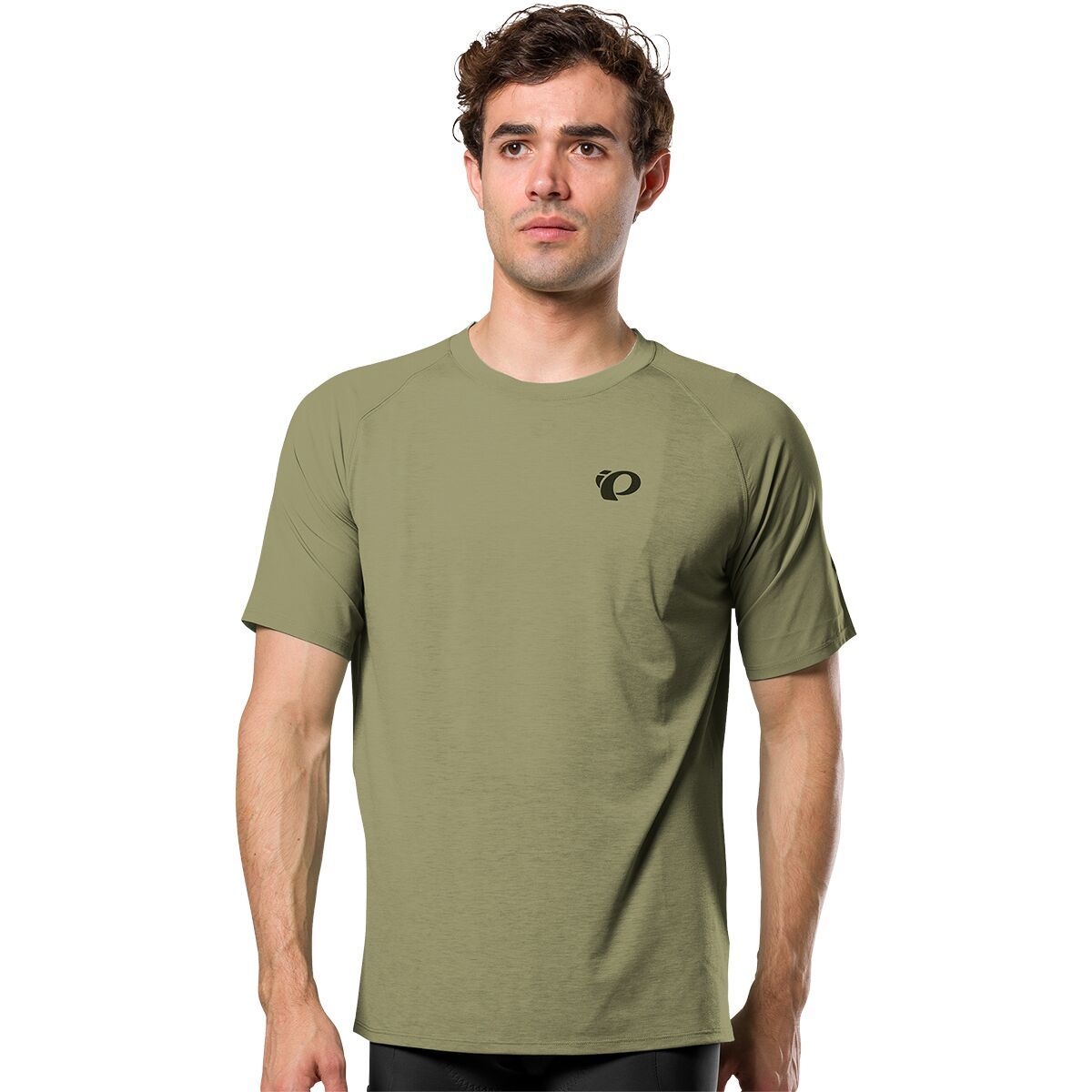 PEARL iZUMi Expedition Merino Short-Sleeve Jersey - Men's Deep Lichen Green, XL