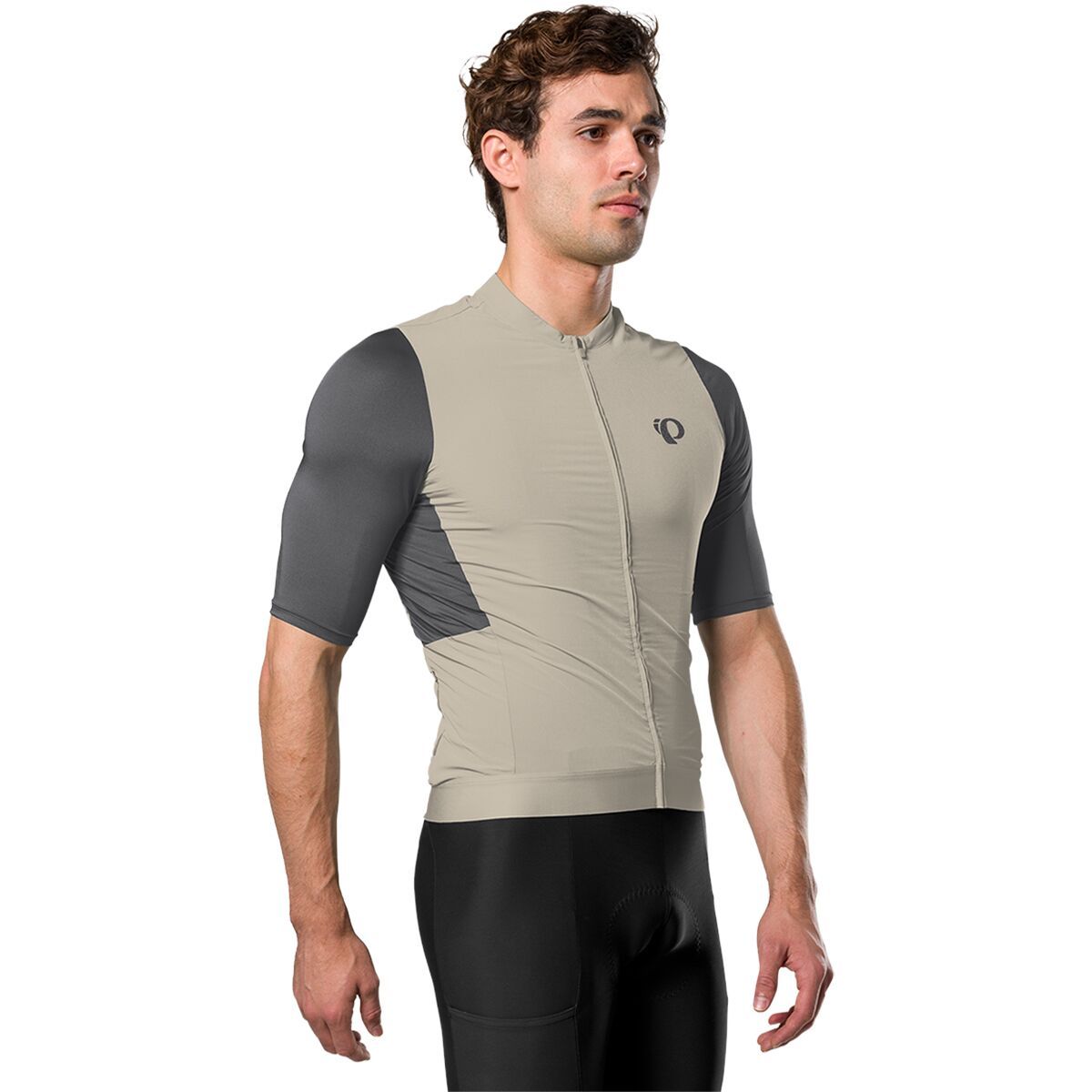PEARL iZUMi Expedition Short-Sleeve Jersey - Men's Feather Grey/Dark Shadow, XXL