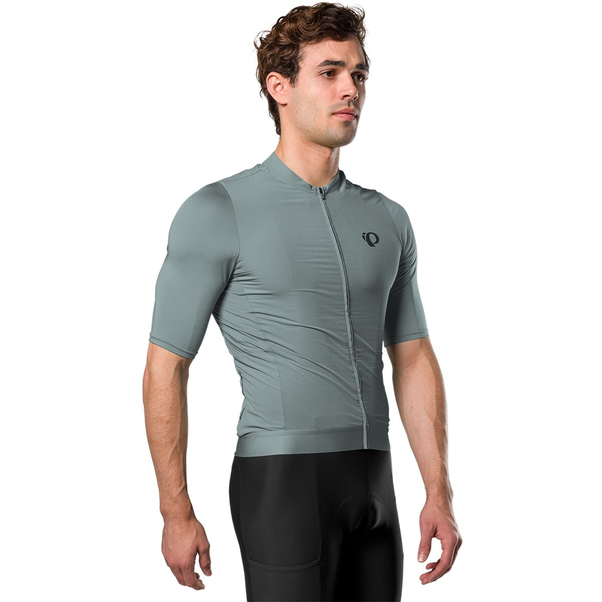 PEARL iZUMi Expedition Short-Sleeve Jersey - Men's Silver Blue, L