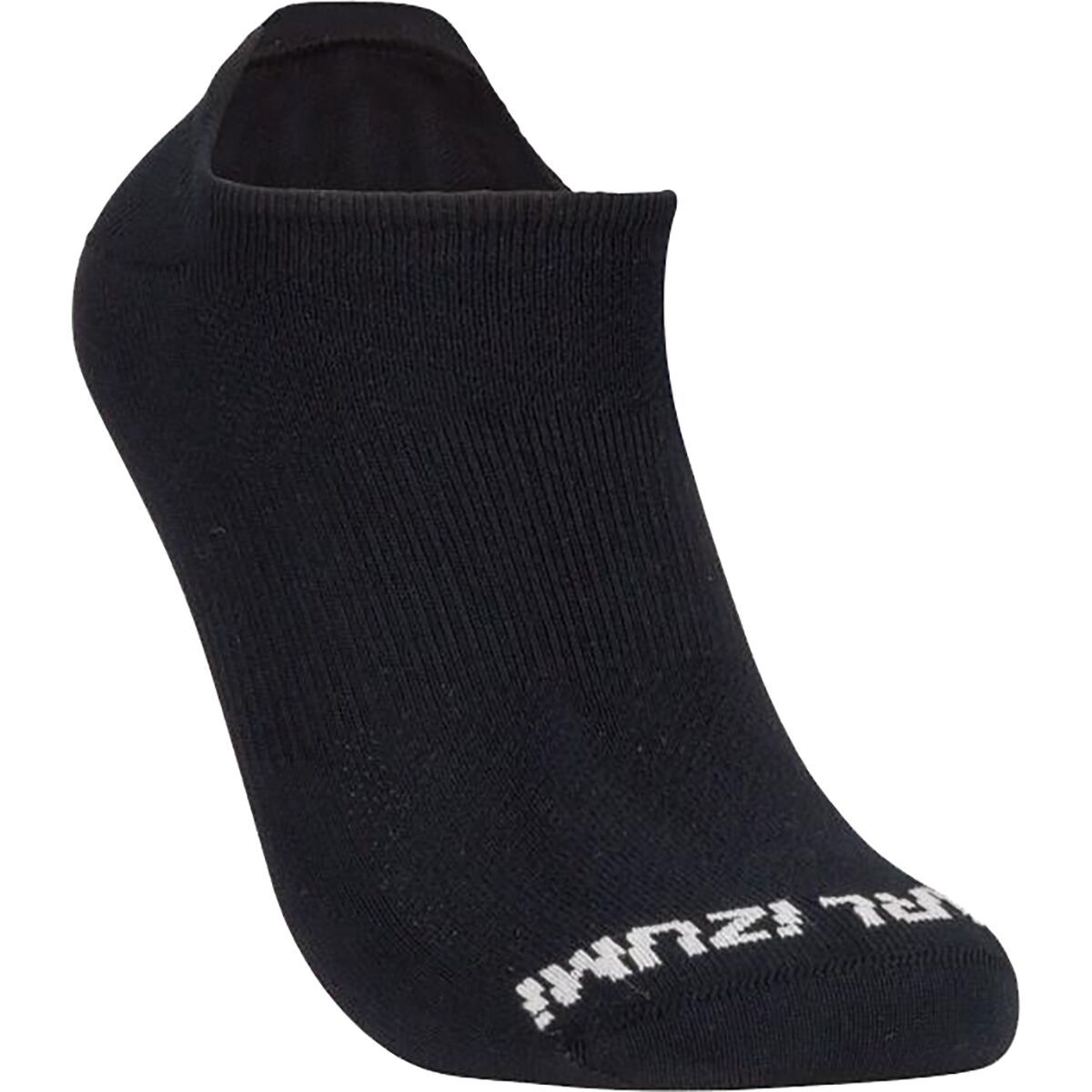 PEARL iZUMi Transfer No Show Cycling Sock Black, L - Men's