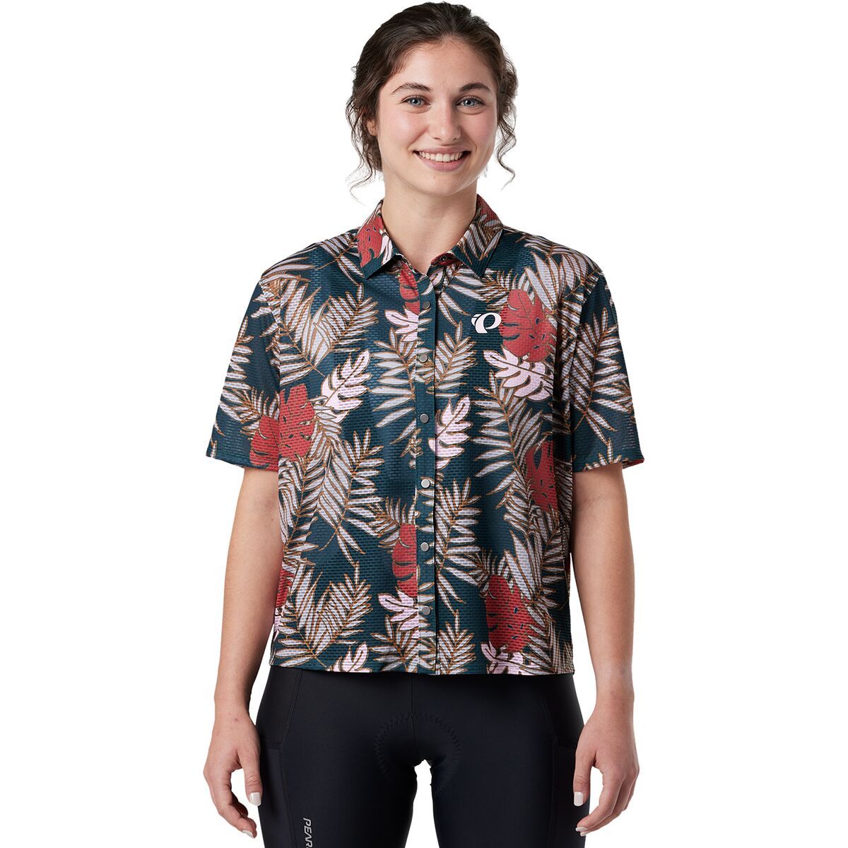 PEARL iZUMi PEARL iZUMi Canyon Tech Snap Jersey - Women's Rosewood Palm, S