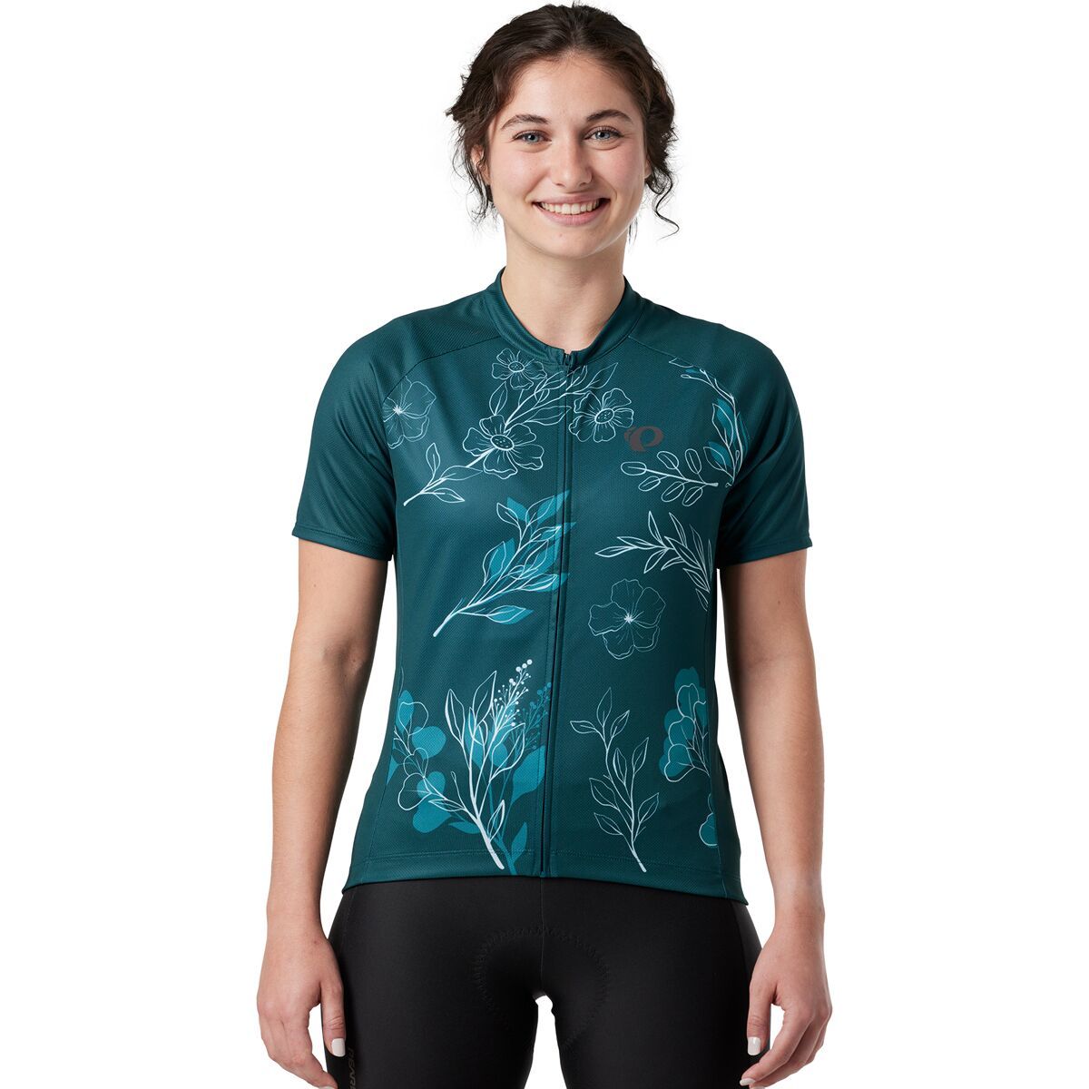 PEARL iZUMi PEARL iZUMi Classic Jersey - Women's Dark Sea/Ss Wildflower, S