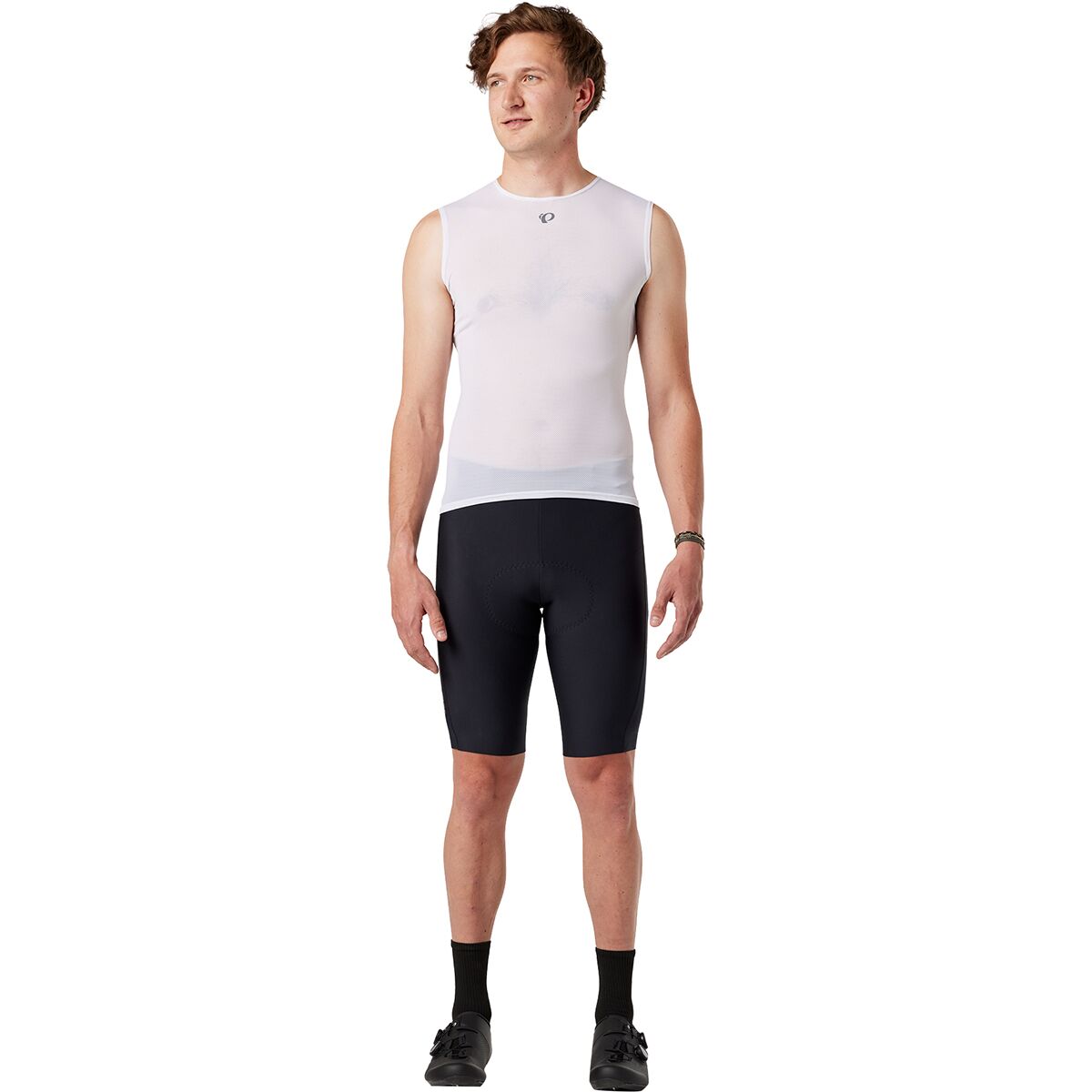 PEARL IZUMI Canottiera Transfer Mesh Baselayer Donna – Maglia Termica Traspirante Per Ciclismo, Morbida E Elasticizzata (Taglia M, Bianco)