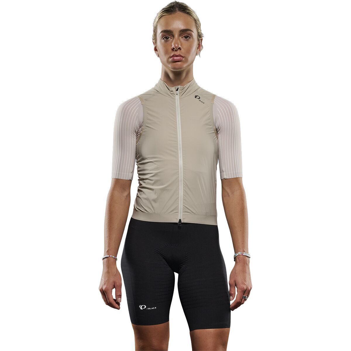 PEARL iZUMi PI/Black Wind Vest - Women's Feather Grey, L