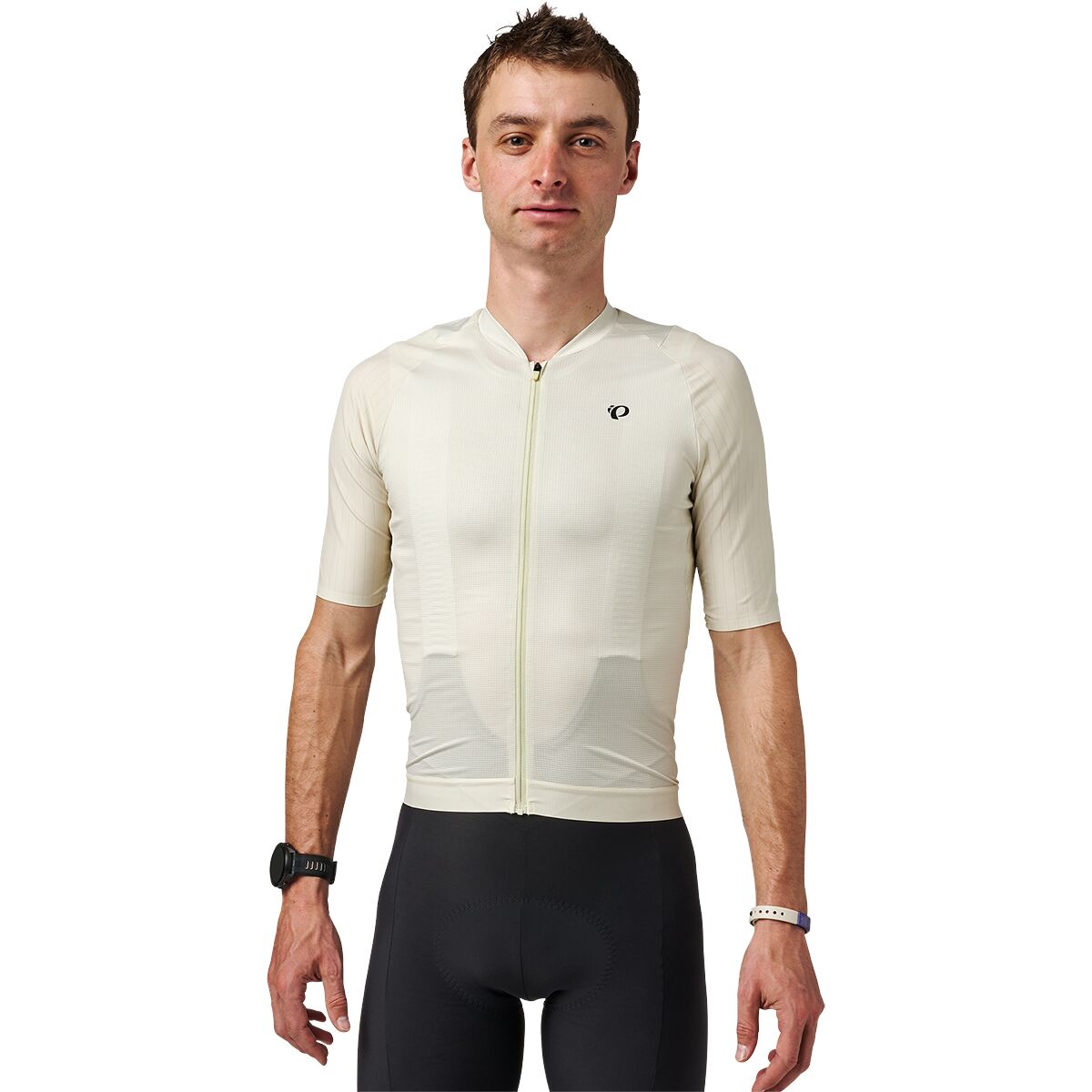 PEARL iZUMi PI/Red Short-Sleeve Cycling Jersey - Men's Aloe Wash, M