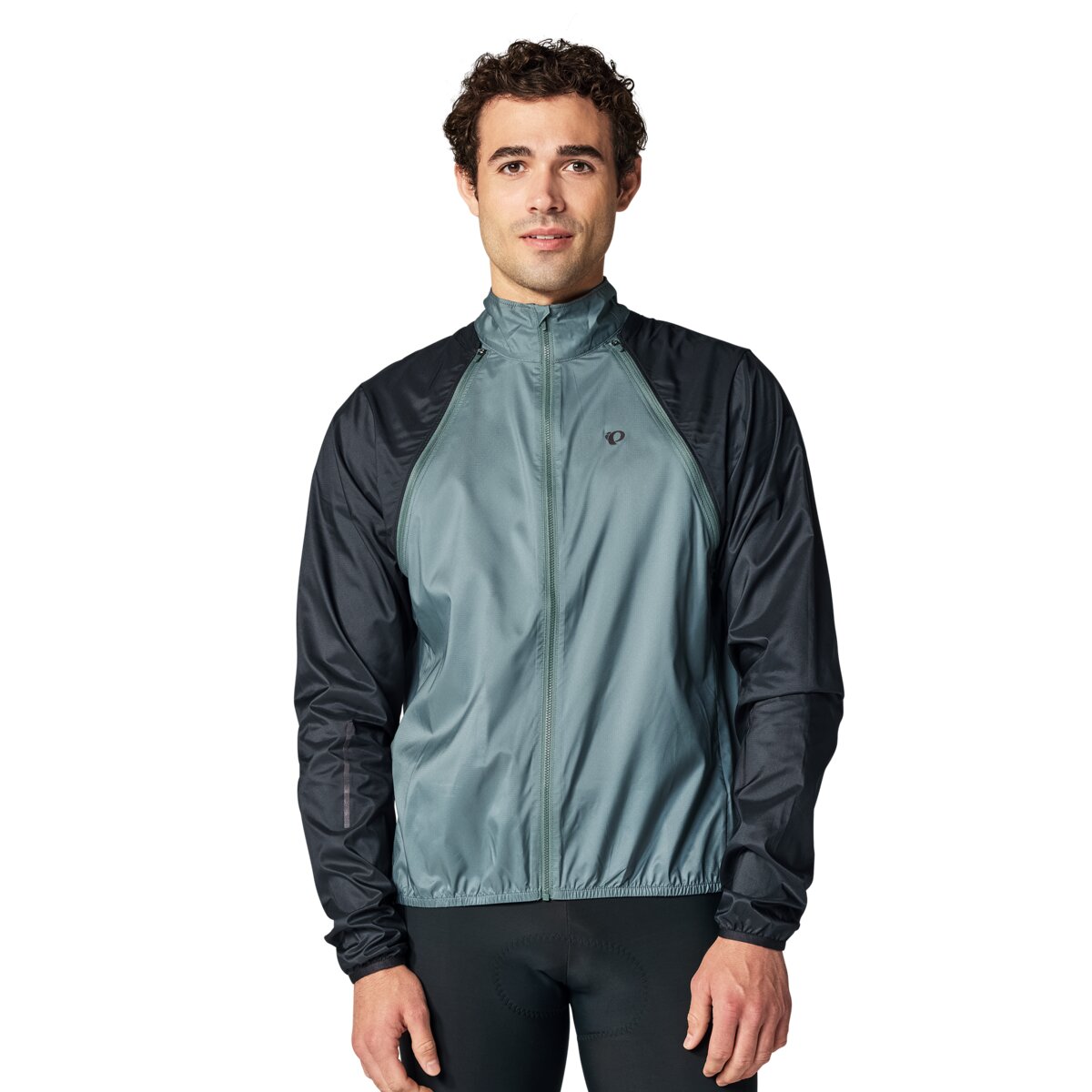Pearl Izumi PEARL iZUMi Quest Convertible Wind Jacket - Men's Balsam Green/Black, XL - $145.00 at Competitive Cyclist