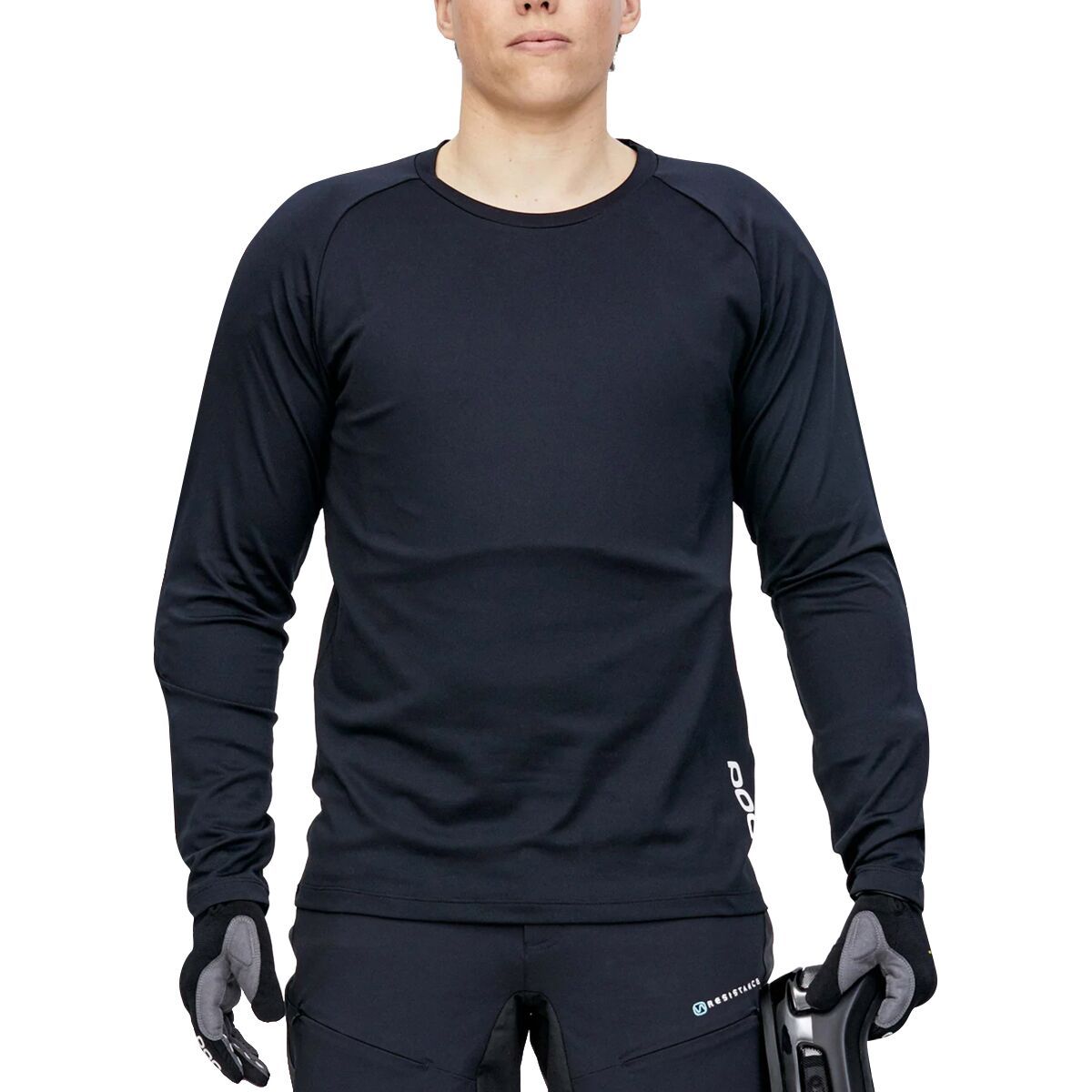 POC POC Essential DH Long-Sleeve Jersey - Men's Carbon Black, XL