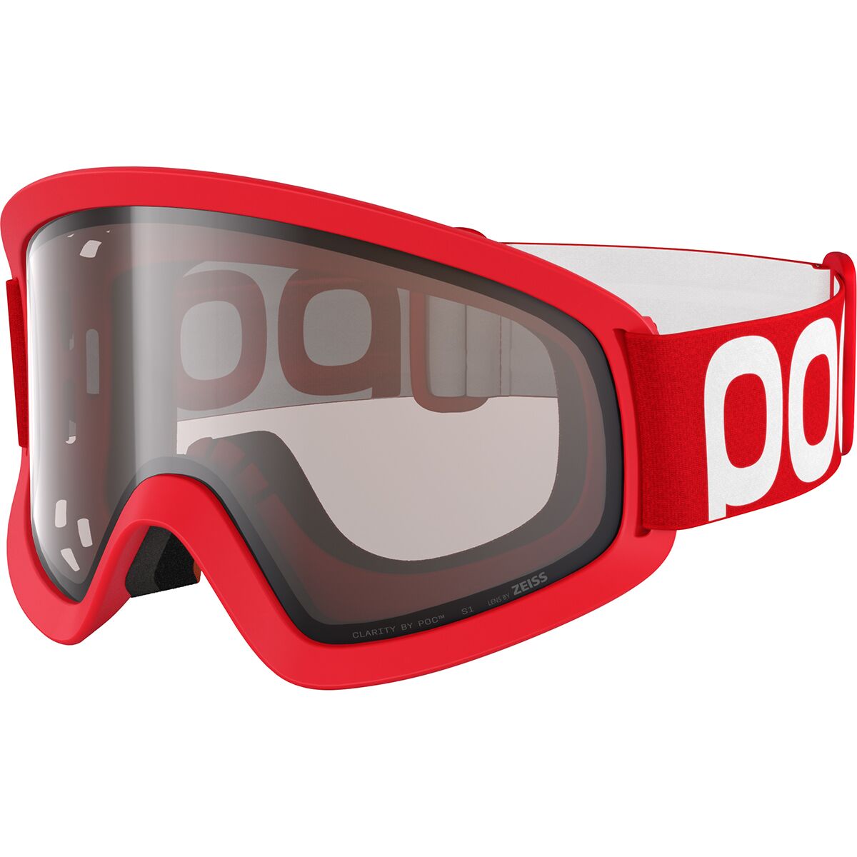 POC Ora Goggles Prismane Red/Clarity Trail/Cloudy Brown, One Size