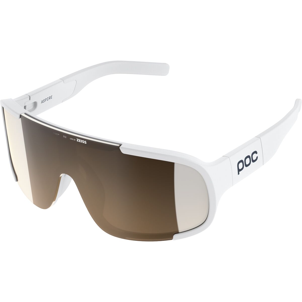 POC Aspire Sunglasses Hydrogen White/Clarity Trail, One Size - Men's
