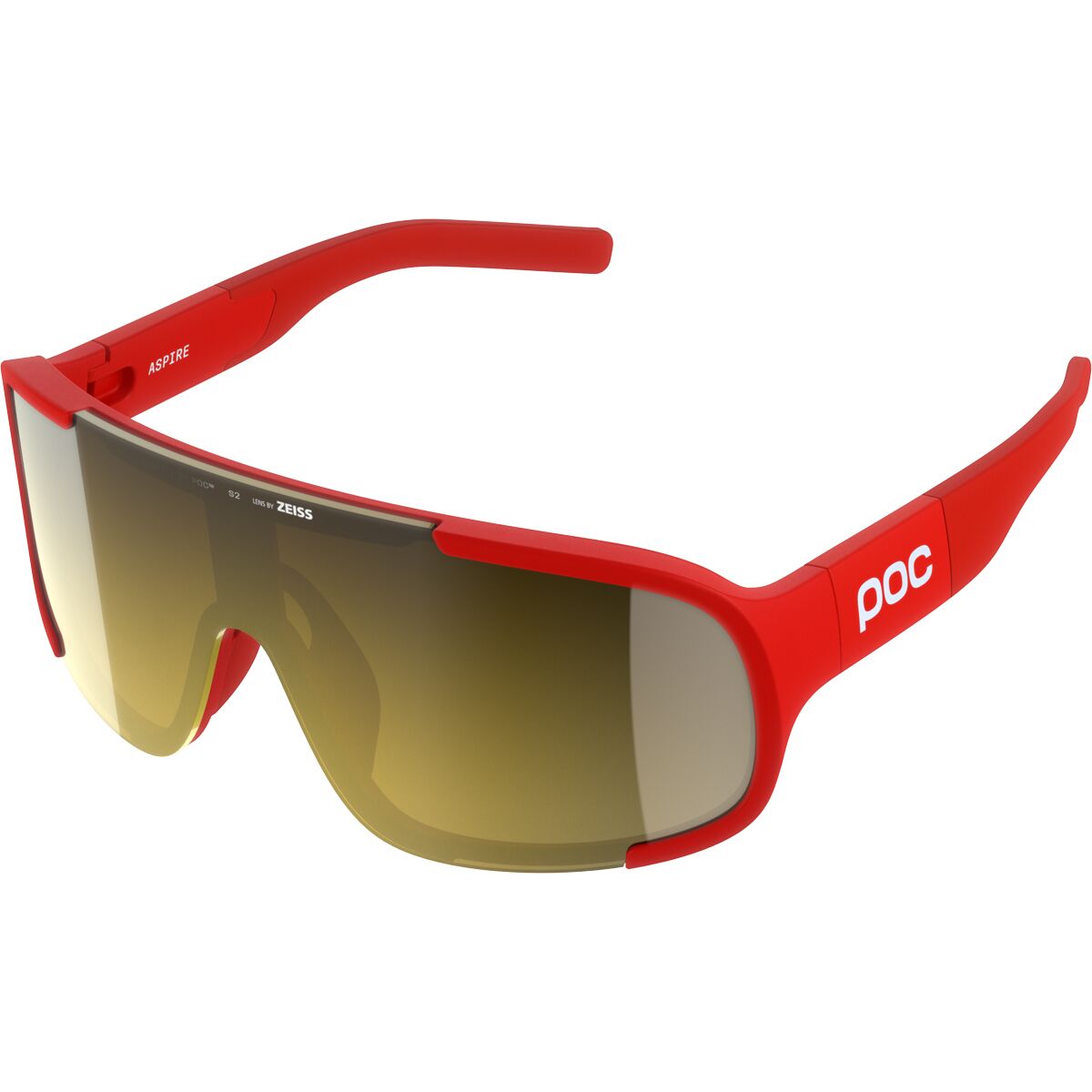 POC Aspire Sunglasses Prismane Red/Clarity Road, One Size - Men's