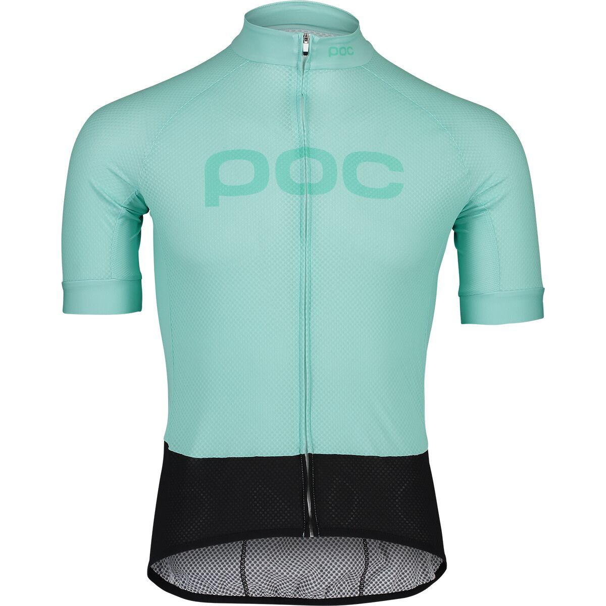 POC Essential Road Logo Jersey - Men's Light Fluorite Green/Fluorite Green, XXL