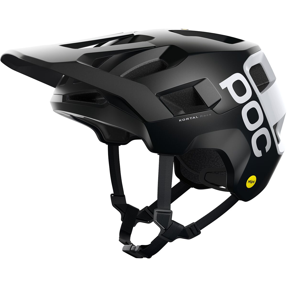 POC Kortal Race Mips Helmet Uranium Black Matte/Hydrogen White, 51-54cm