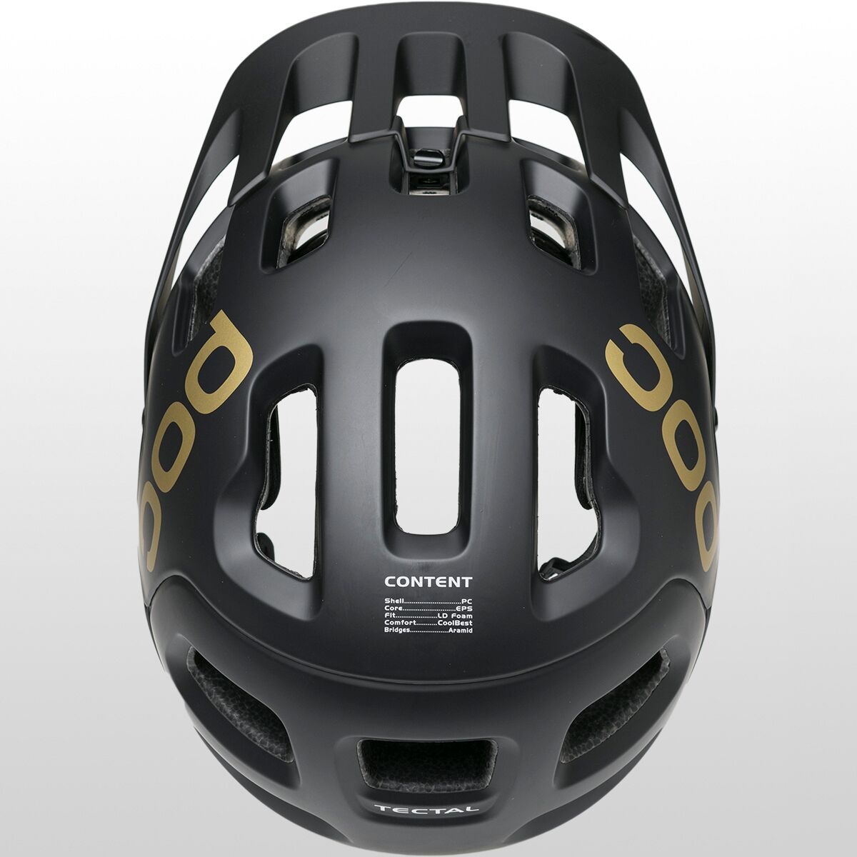 POC Tectal Fabio Edition Helmet (Matte Black/Gold)