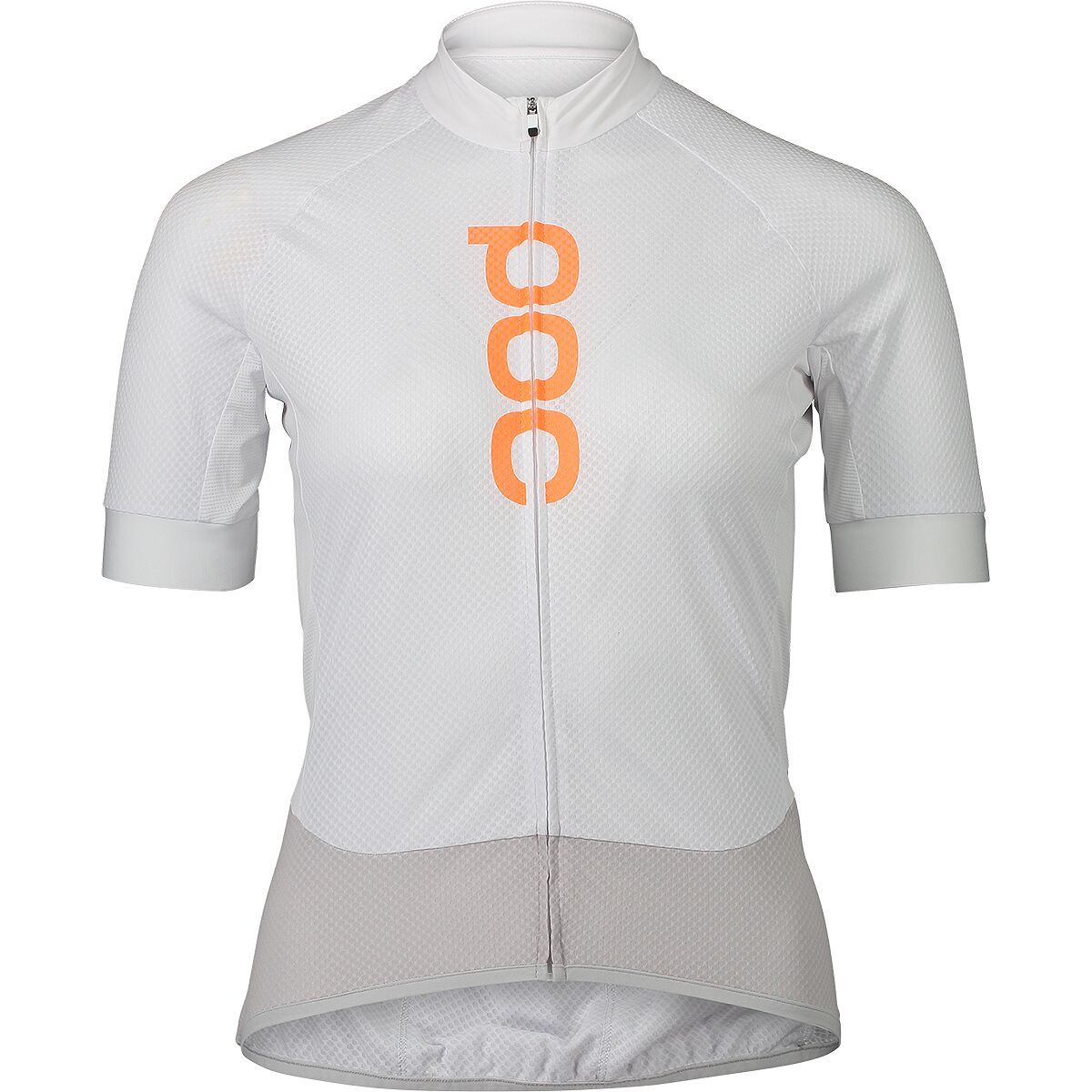 POC POC Essential Road Logo Jersey - Women's Hydrogen White/Granite Grey, XL