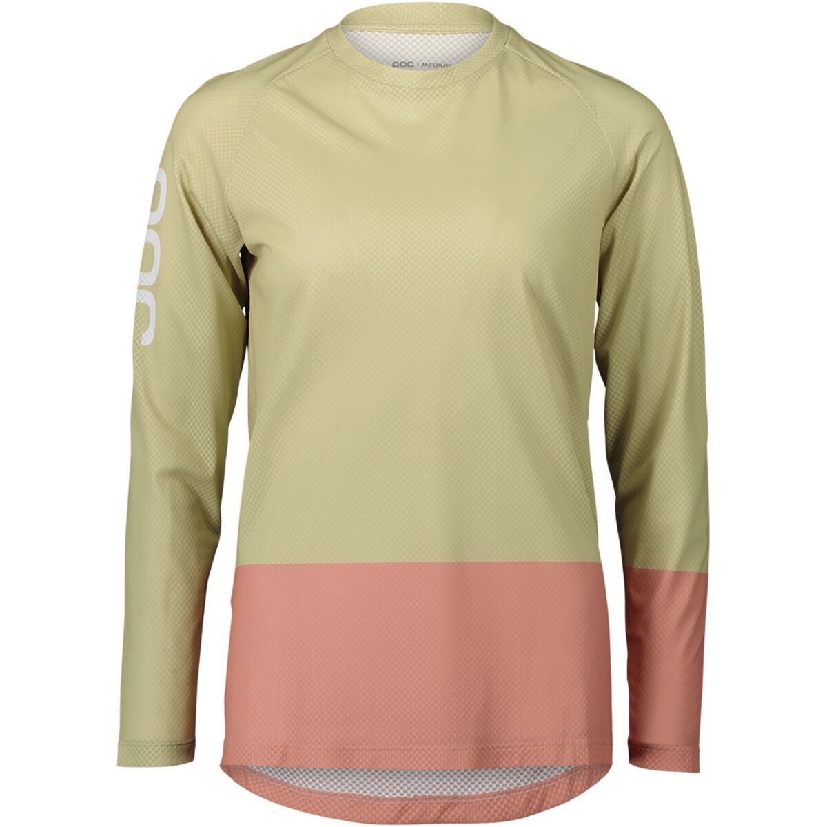 POC POC MTB Pure Long-Sleeve Jersey - Women's Prehnite Green/Rock Salt, XS