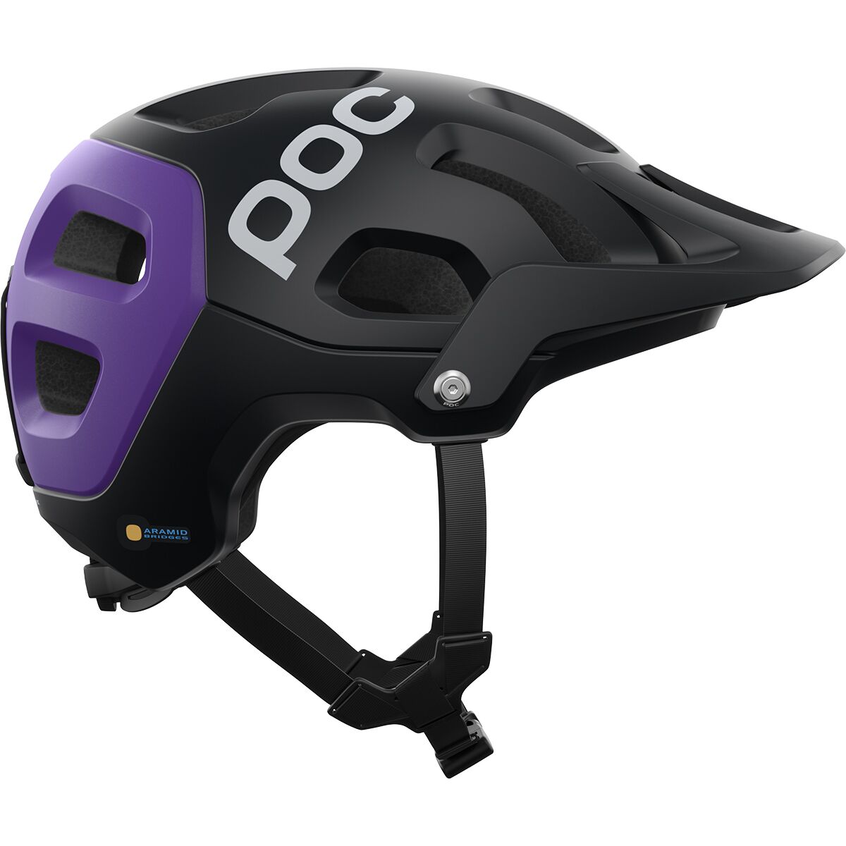 POC Tectal Race ヘルメット Mサイズ ブラック/パープル POC Tectal Race Mips Helmet - Men
