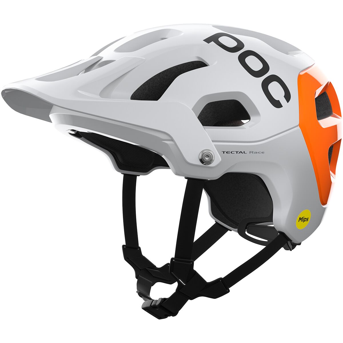 POC Tectal Race Mips NFC Helmet Hydrogen White/Fluorescent Orange AVIP, S