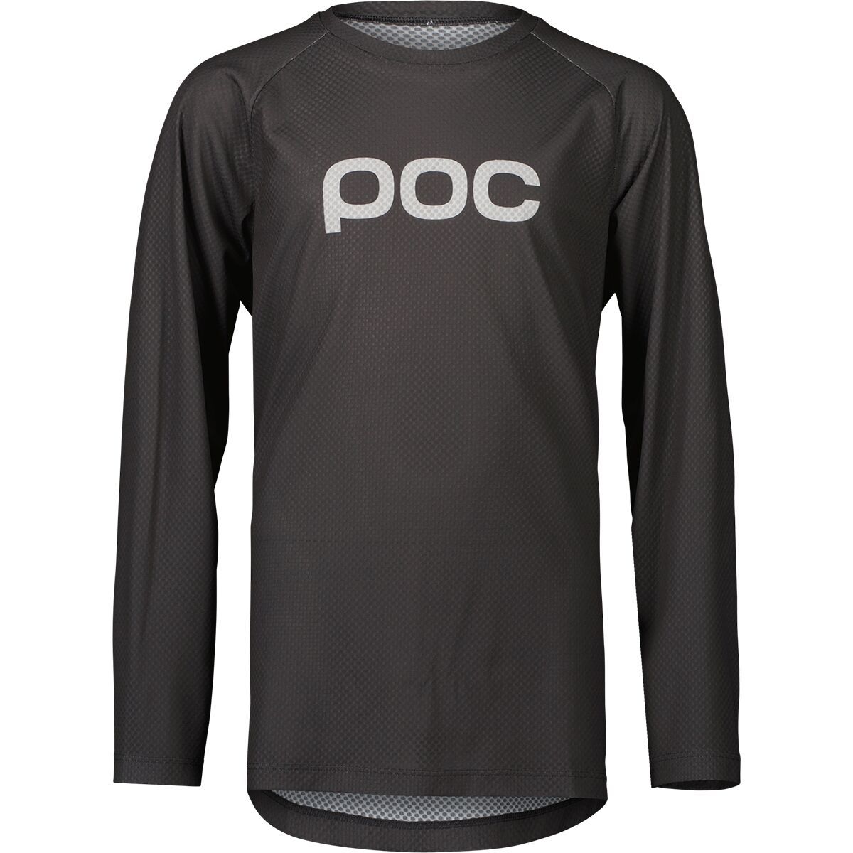POC Essential MTB Long-Sleeve Jersey - Kids' Sylvanite Grey, 14