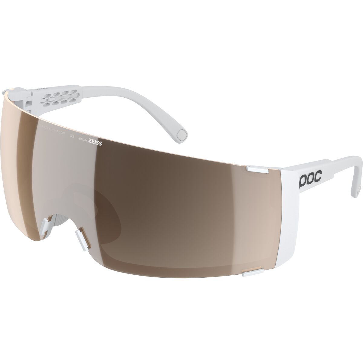 POC Propel Sunglasses Hydrogen White/Clarity Trail, One Size - Men's