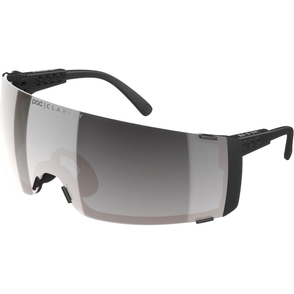 POC Propel Sunglasses Uranium Black/Clarity Road/Sunny Silver, One Size - Men's