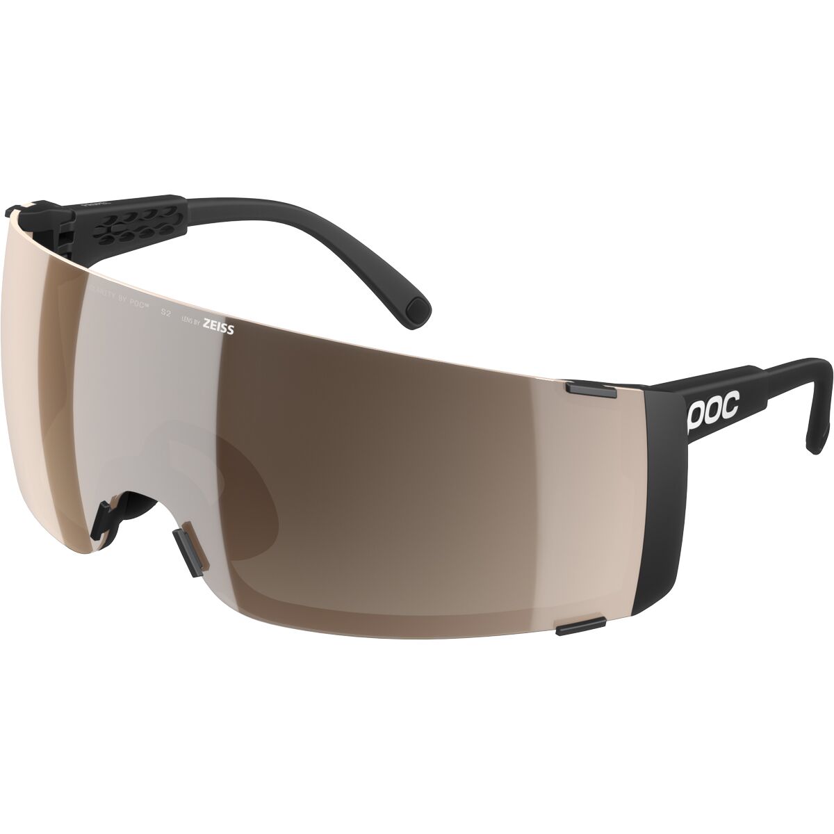 POC Propel Sunglasses Uranium Black/Clarity Trail, One Size - Men's