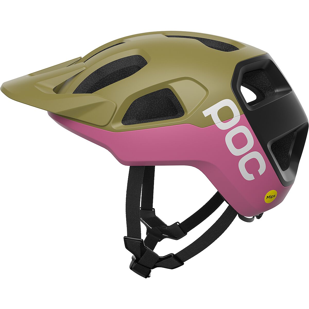 POC Cularis Helmet Olivine Green Matt/Thulite Pink Matt, S/51-54