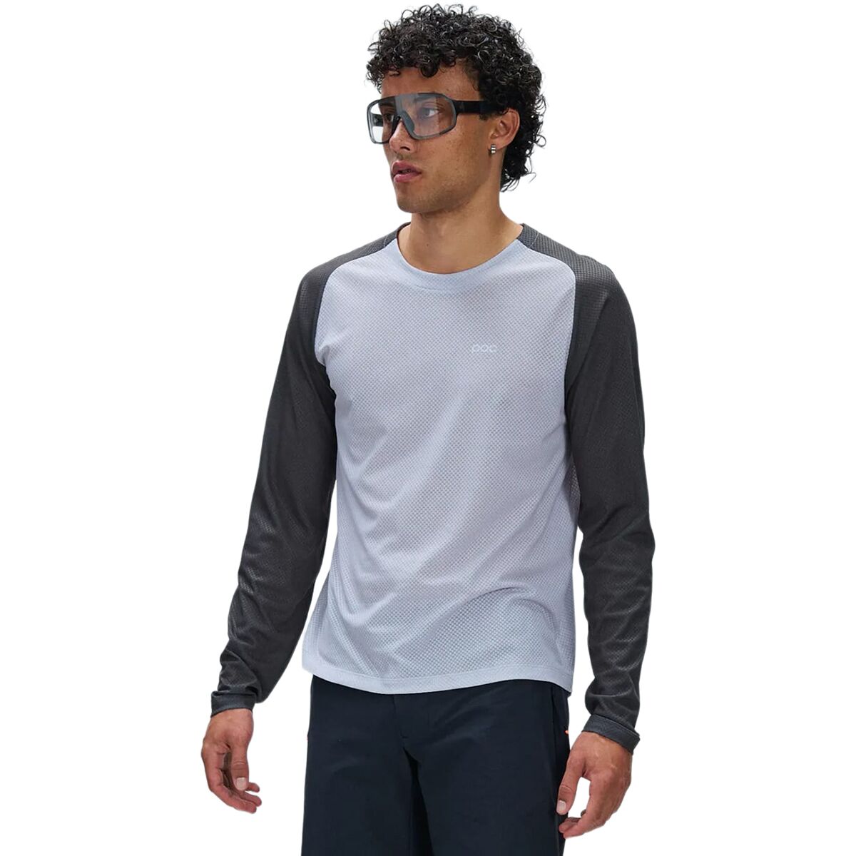 POC Motion Air Long-Sleeve Jersey Granite Grey, M - Men's