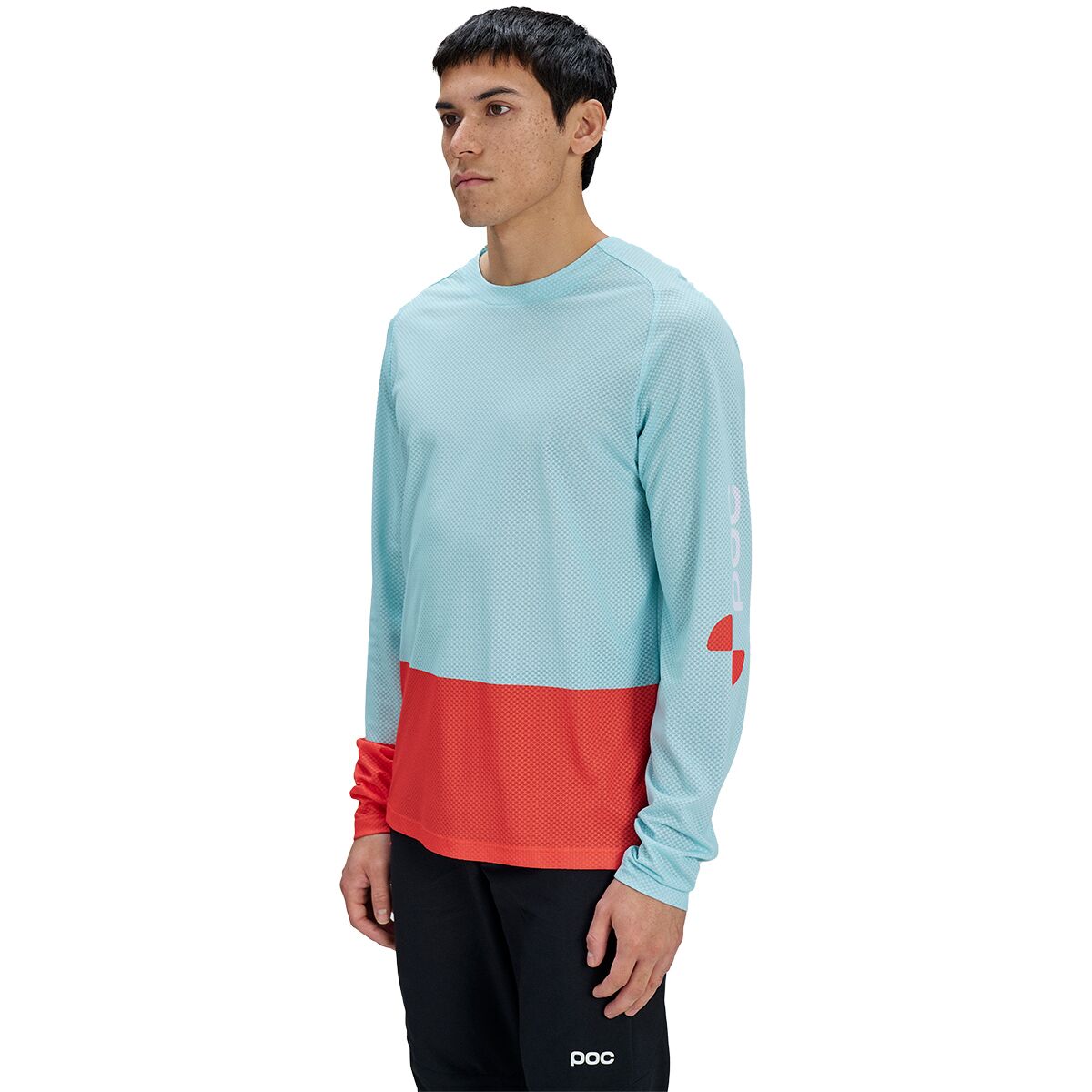 POC Motion Air Long-Sleeve Jersey Lazurite Blue/Carnelian Orange, S - Men's