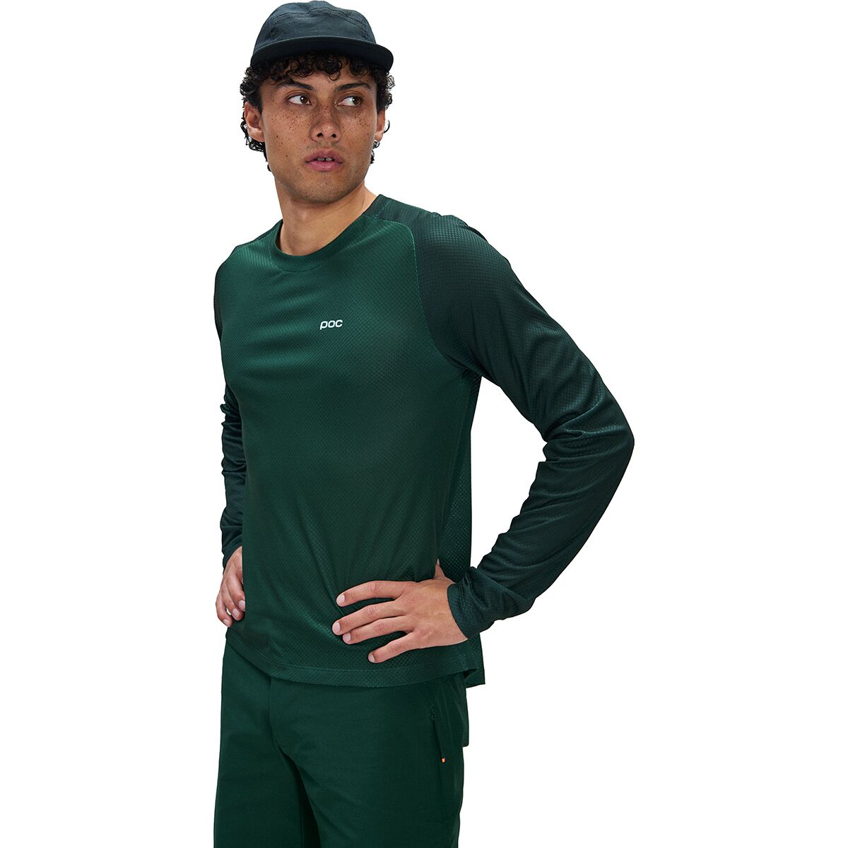 POC Motion Air Long-Sleeve Jersey Pargasite Green, L - Men's