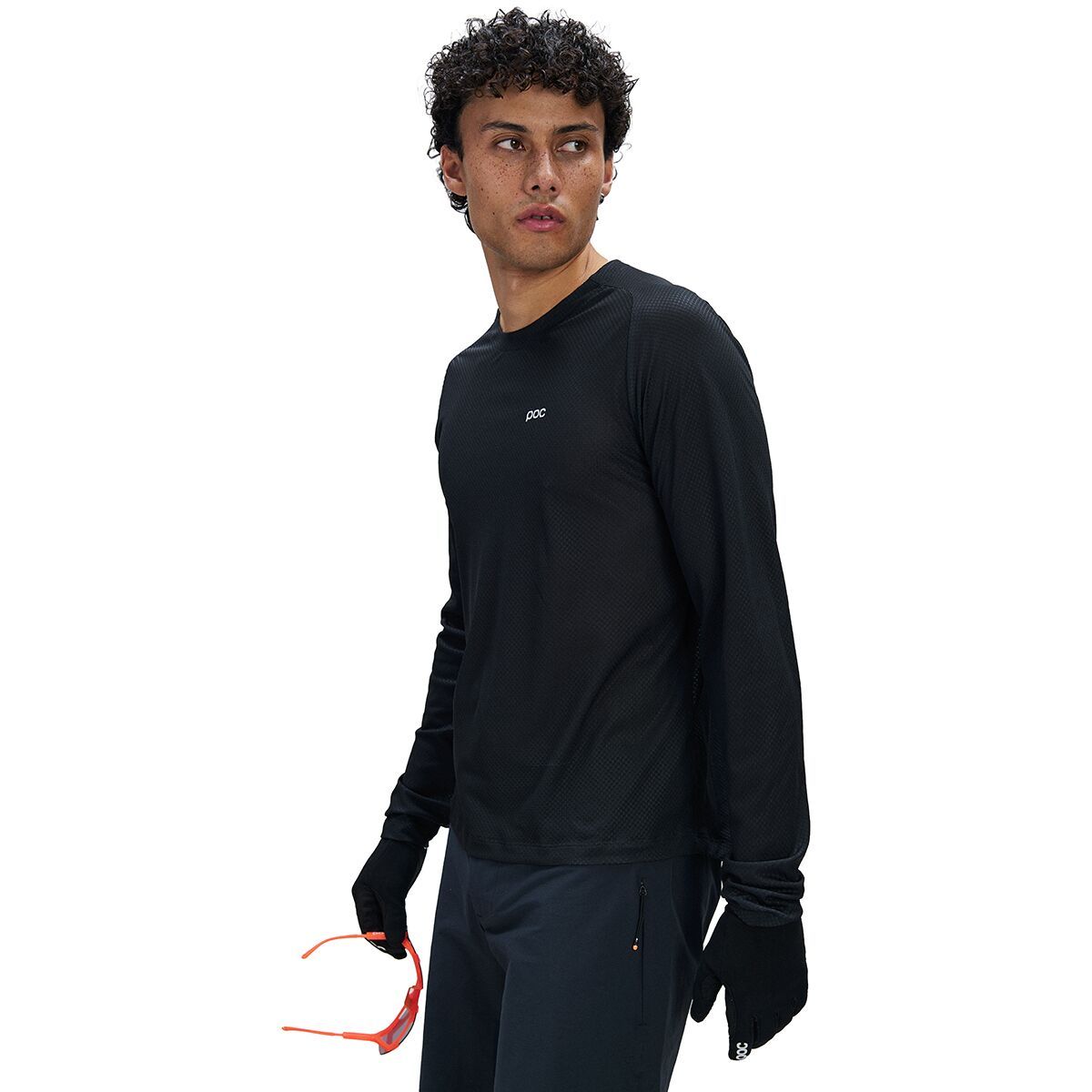 Poc POC Motion Air Long-Sleeve Jersey Uranium Black, L - Men's