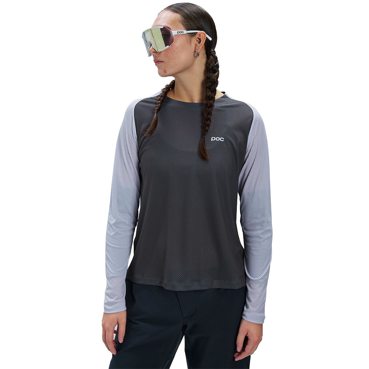Poc POC Motion Air Long-Sleeve Jersey - Women's Granite Grey, M