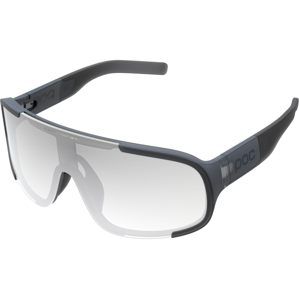 POC Aspire Photochromic Sunglasses Translucent Black/Clarity Photochromic, One Size - Men's