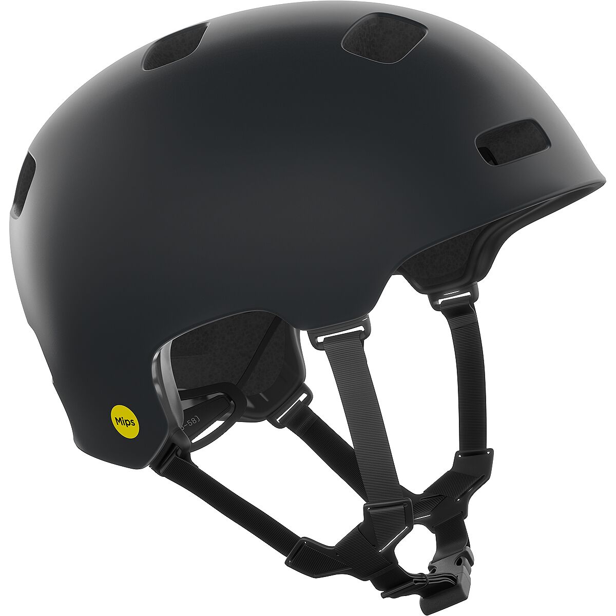 POC Crane Mips Helmet Uranium Black Matt, L/59-62