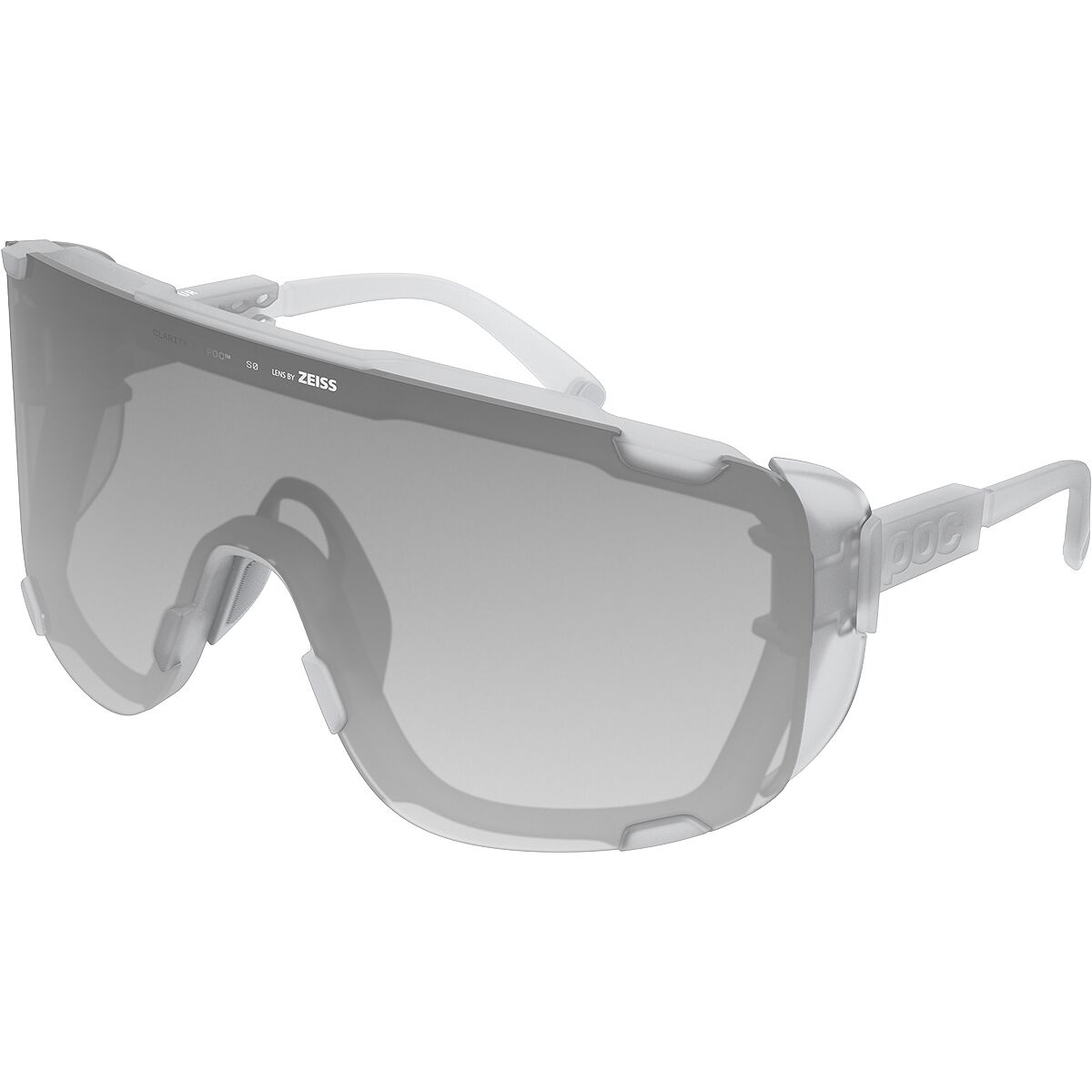 POC Devour Ultra Sunglasses Transparant Crystal/Clear, One Size - Men's