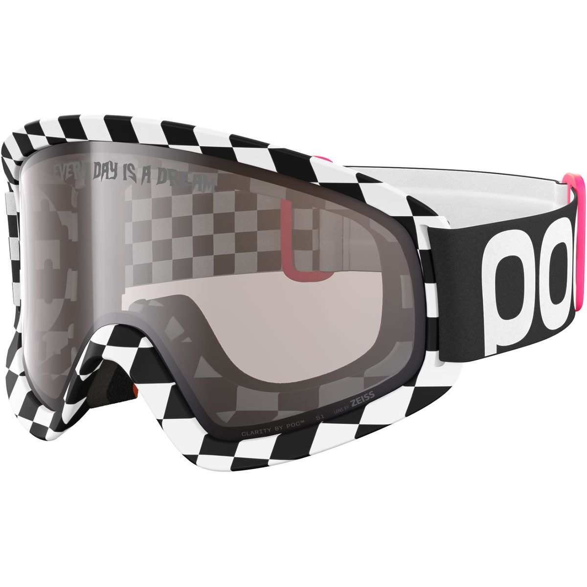 POC Robin Goomes Edition Ora MTB Goggles Goomes Checkers/Clarity Trail/ CAT 1, One Size